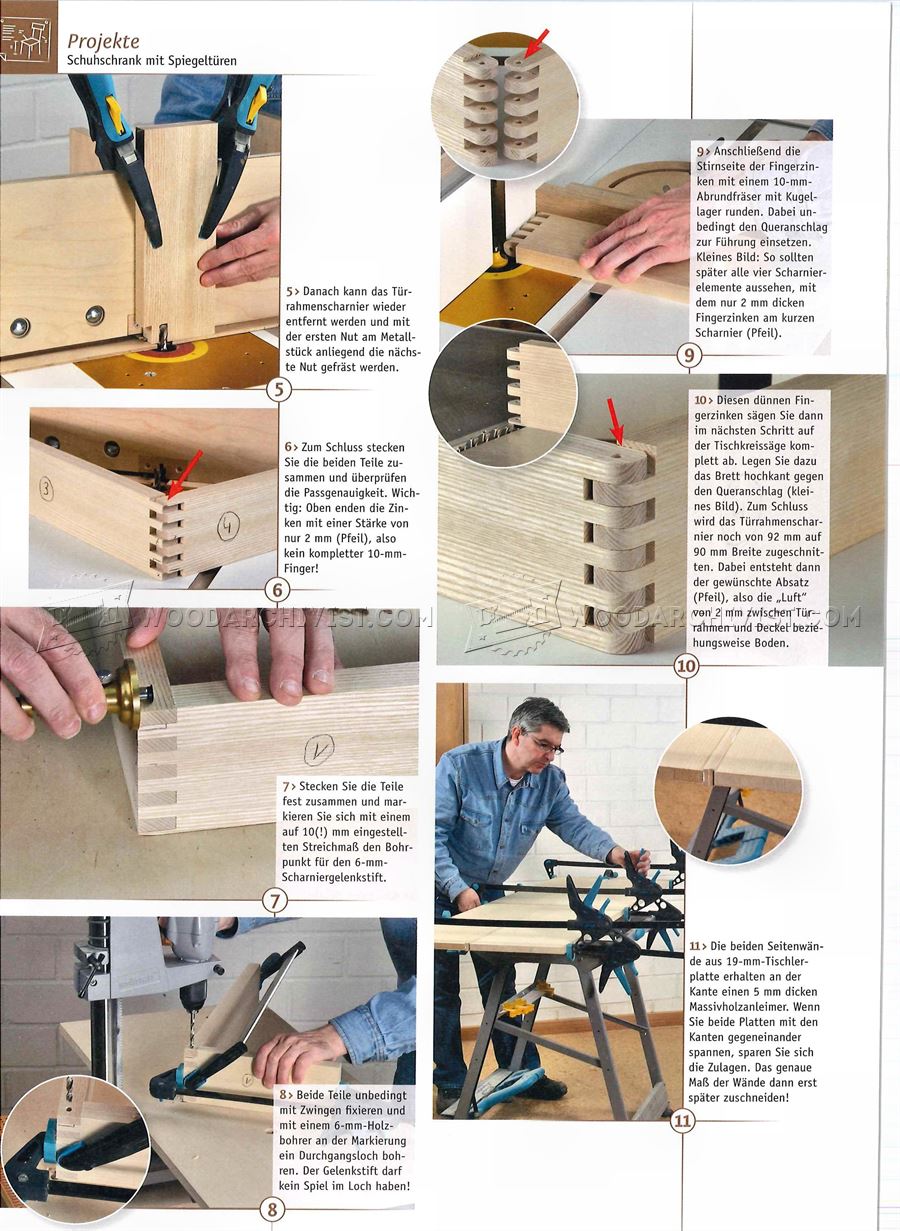 Shoes Wall Cabinet Plans