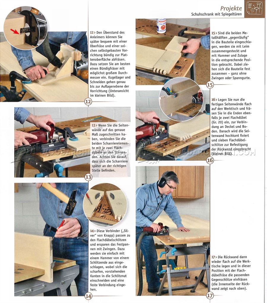 Shoes Wall Cabinet Plans