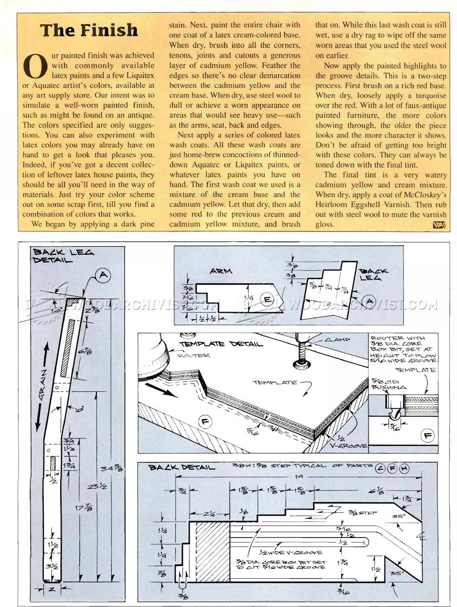 Santa Fe Chair Plans