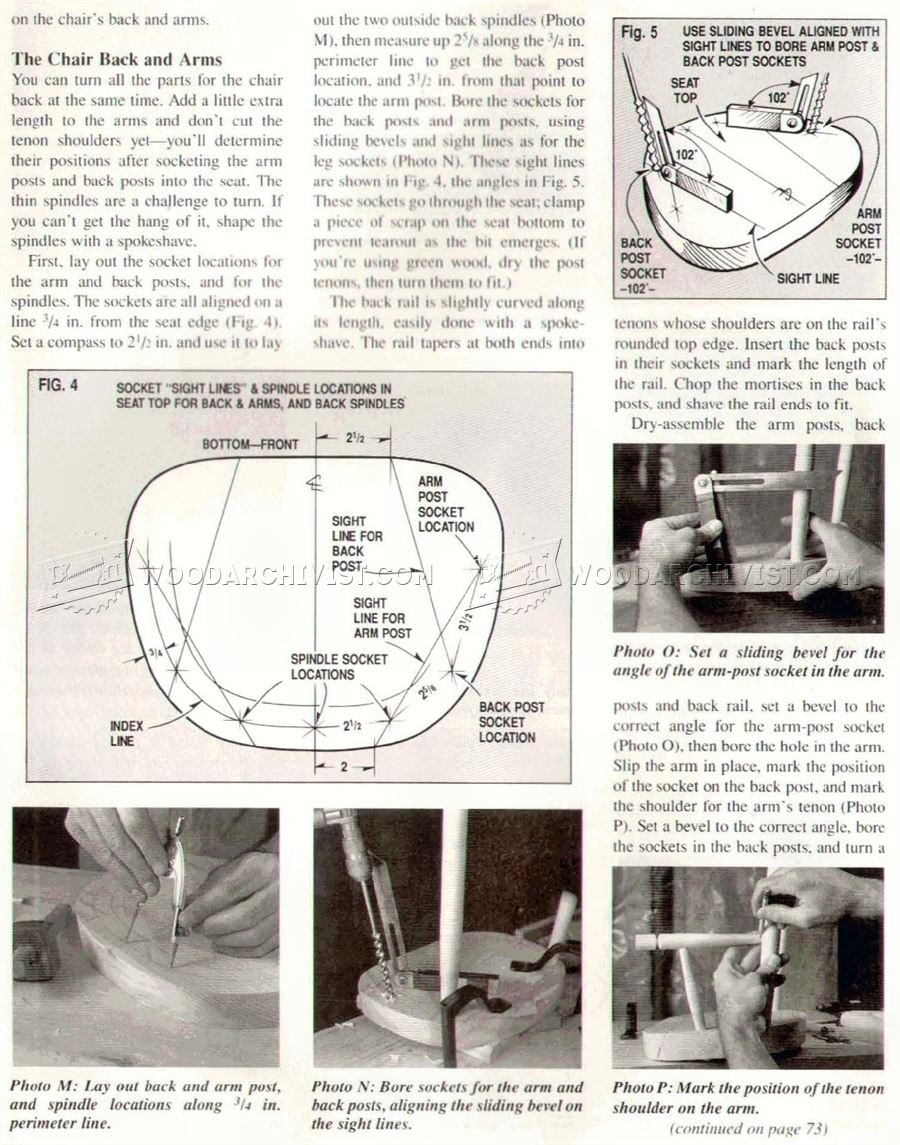 Children's Windsor Chair Plans • WoodArchivist