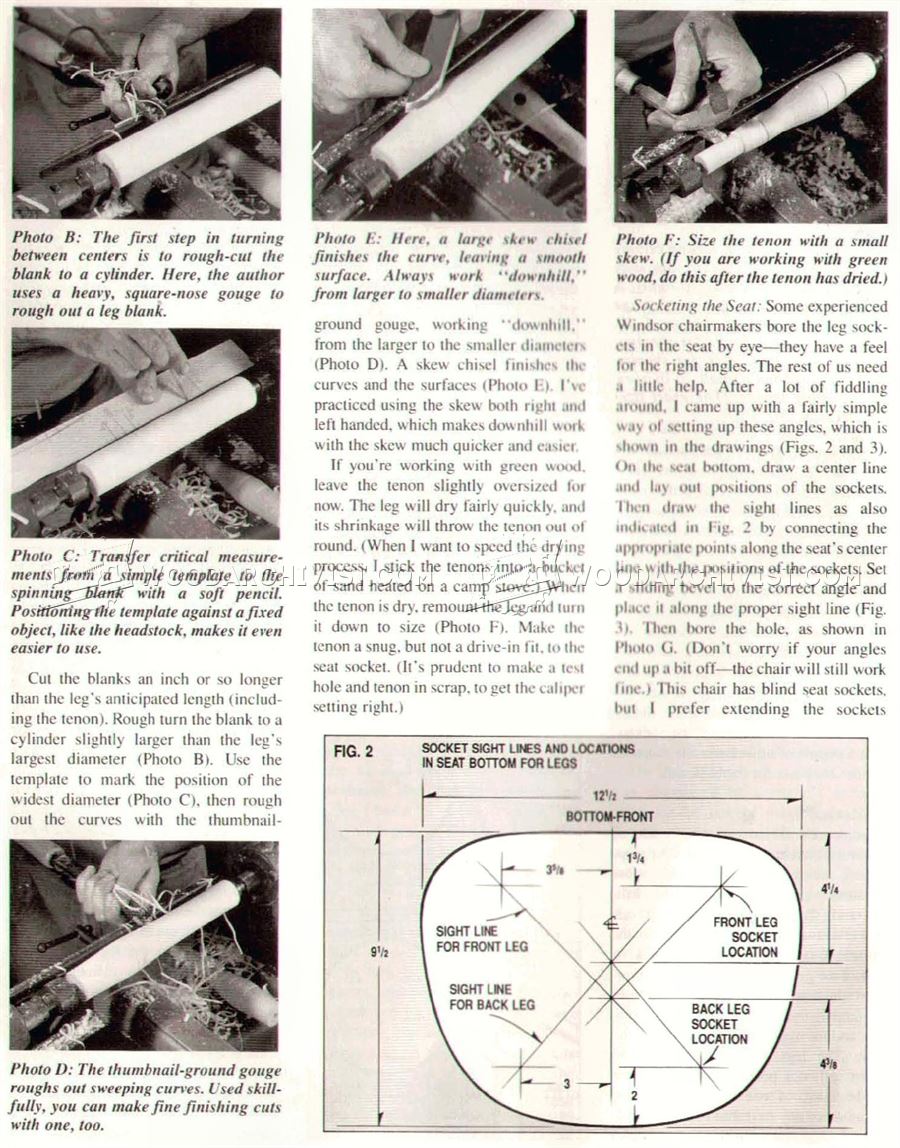 Children's Windsor Chair Plans