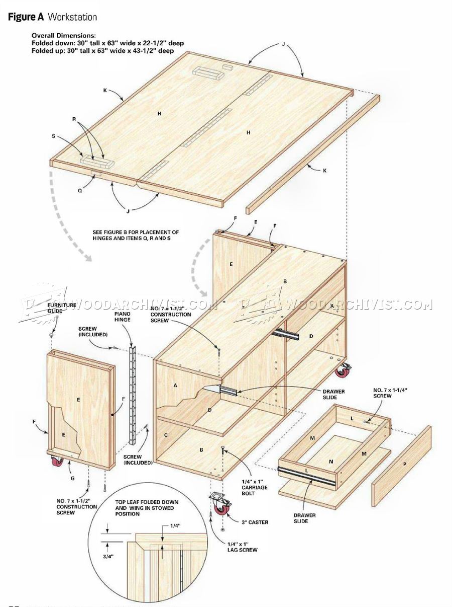 Spase Sawer Worktable Plans