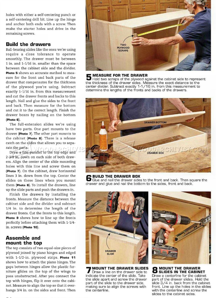Spase Sawer Worktable Plans