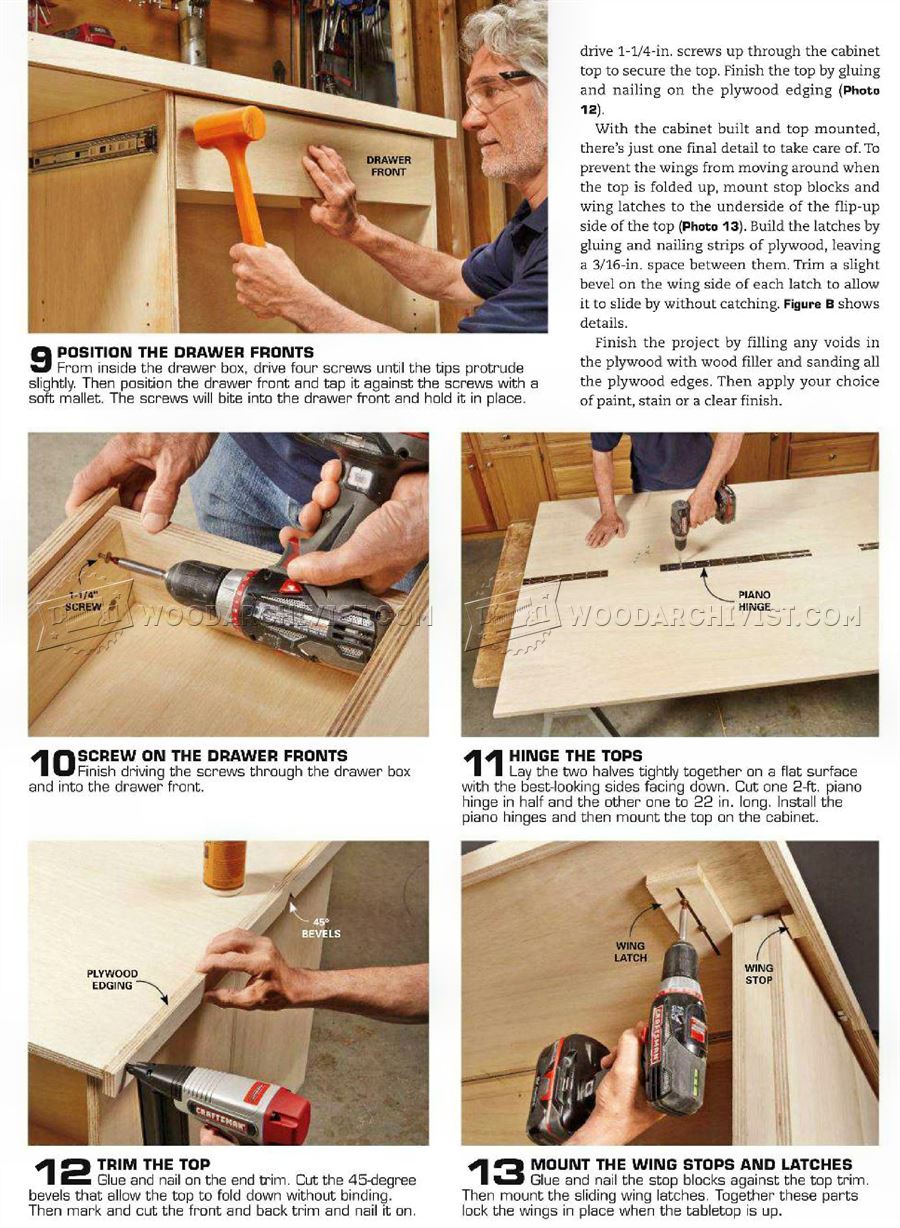 Spase Sawer Worktable Plans