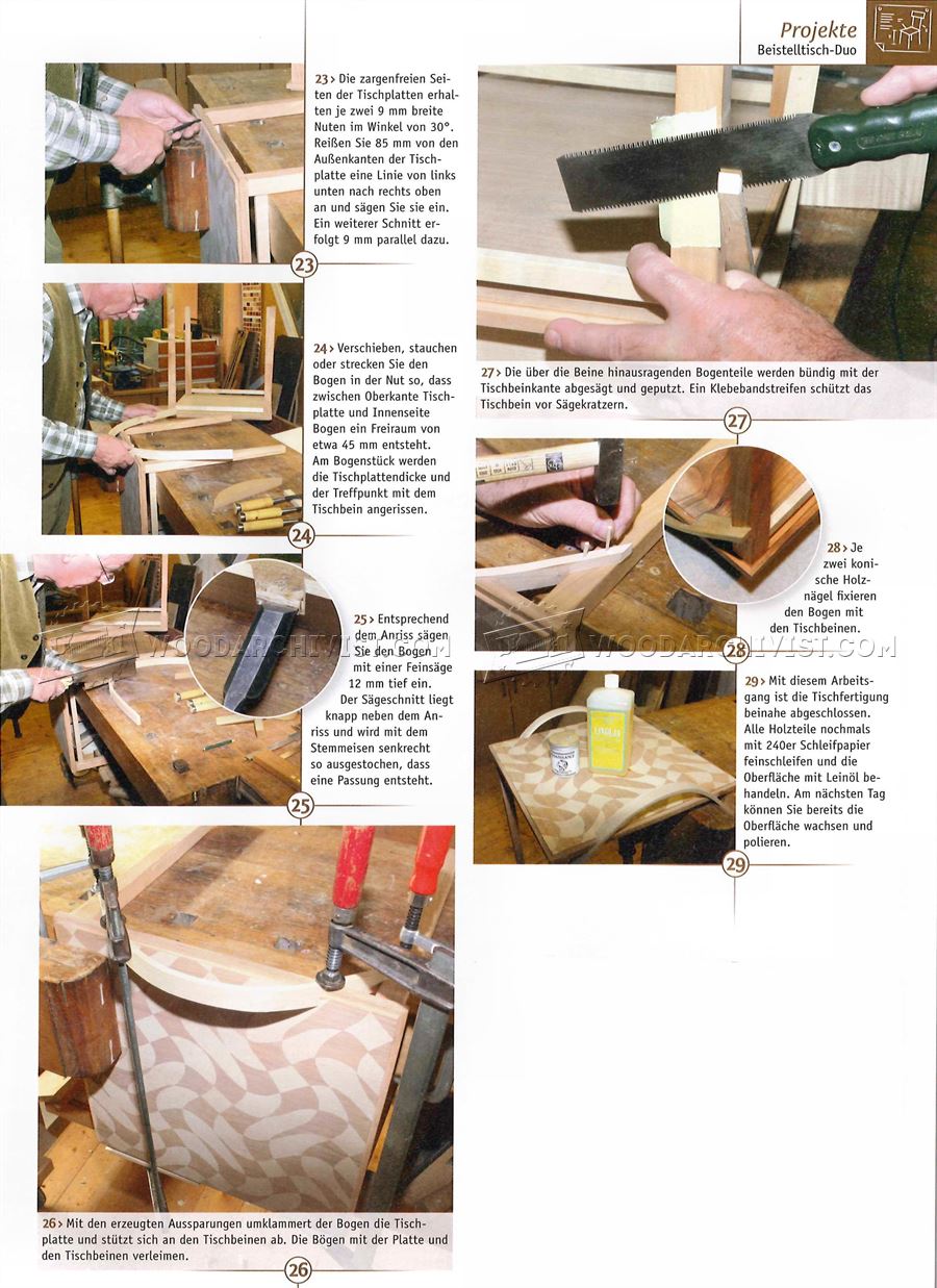 Side Table Plans