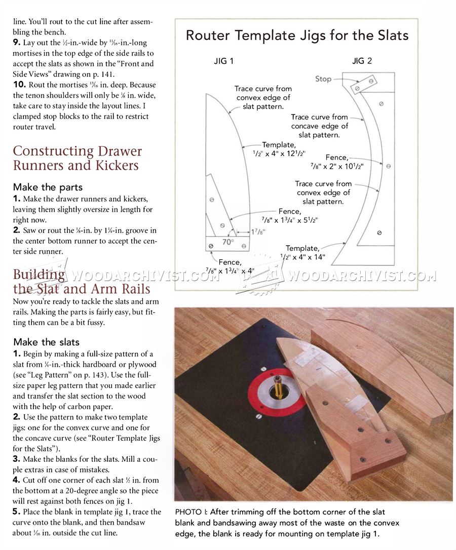 Storage Bench Plans