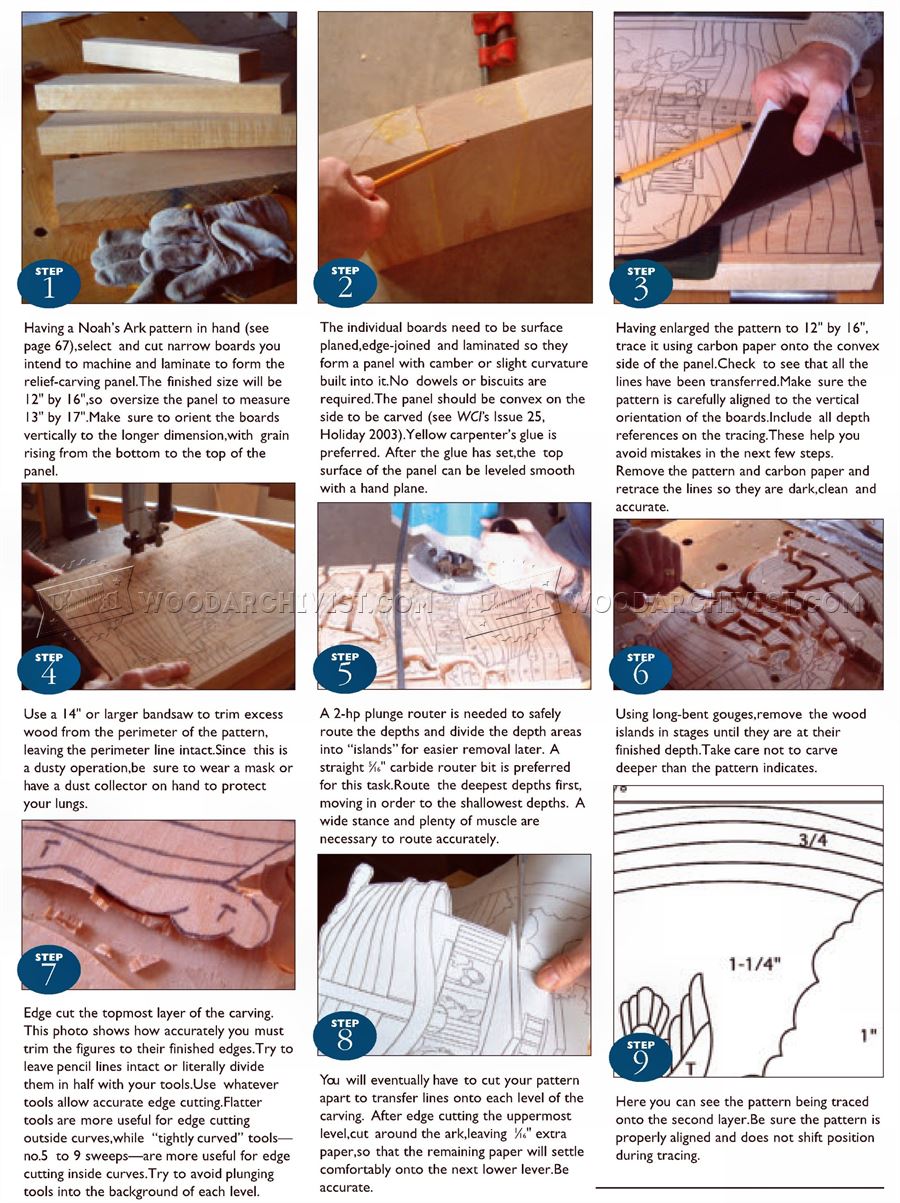 Noah’s Ark Carving - Wood Carving Patterns