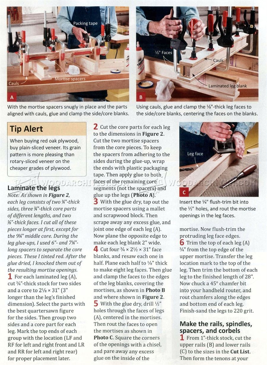 Arts & Crafts TV Stand Plans
