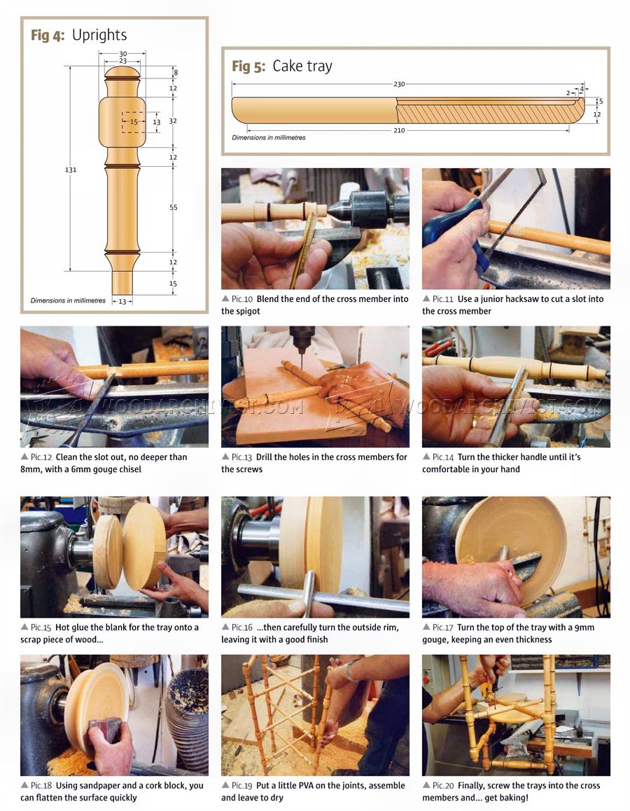 Tiered Cake Stand Plans