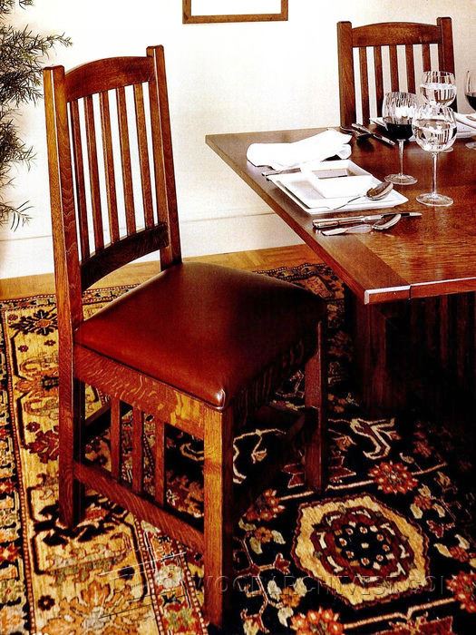 Dining Chair Plans • WoodArchivist