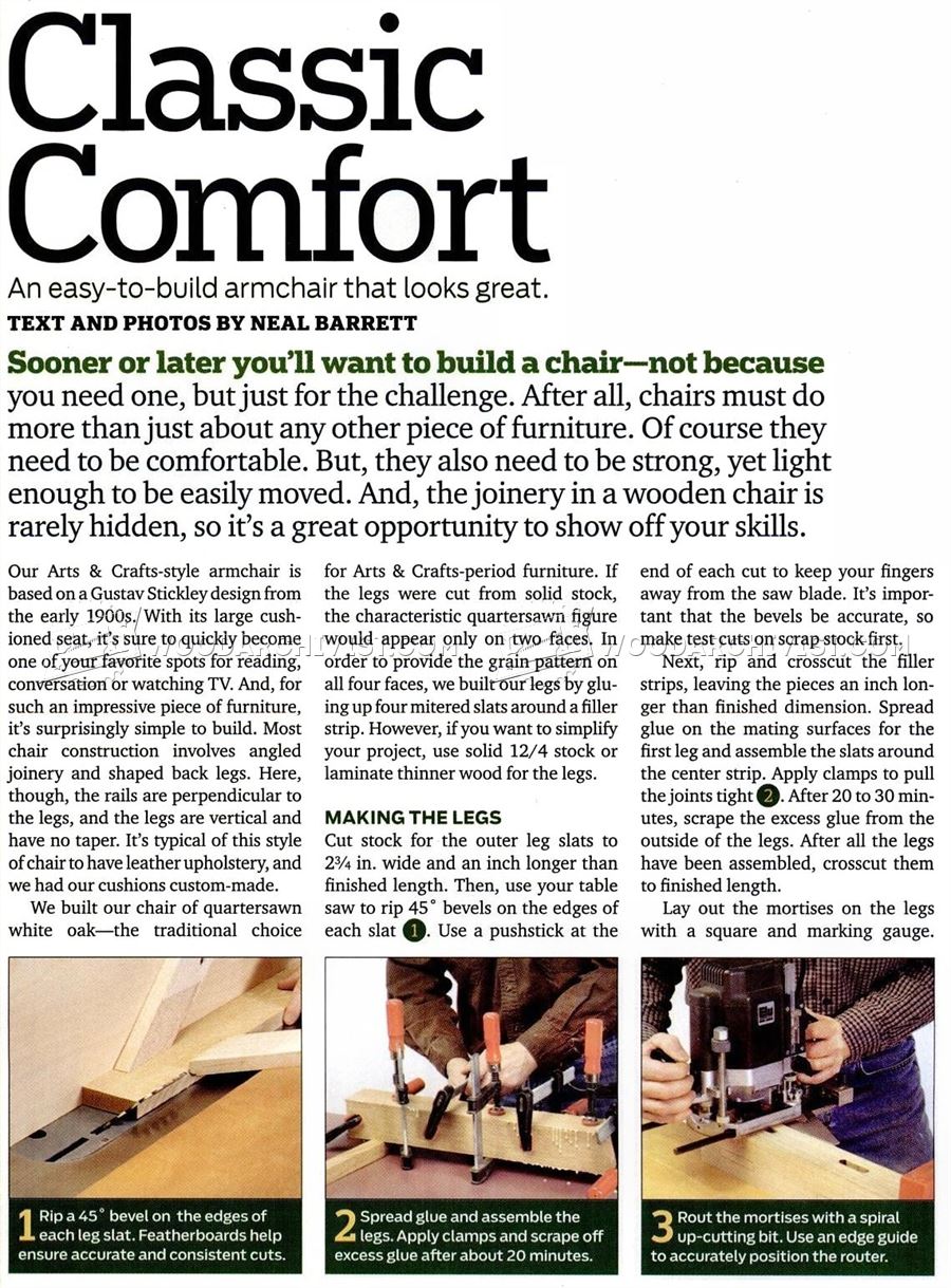 Armchair Plans