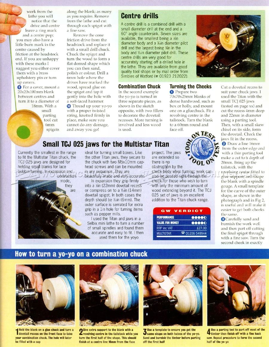 Woodturning Yo-Yo