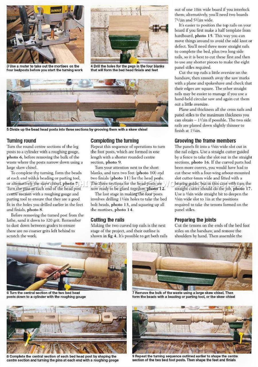 Oak Bed Plans