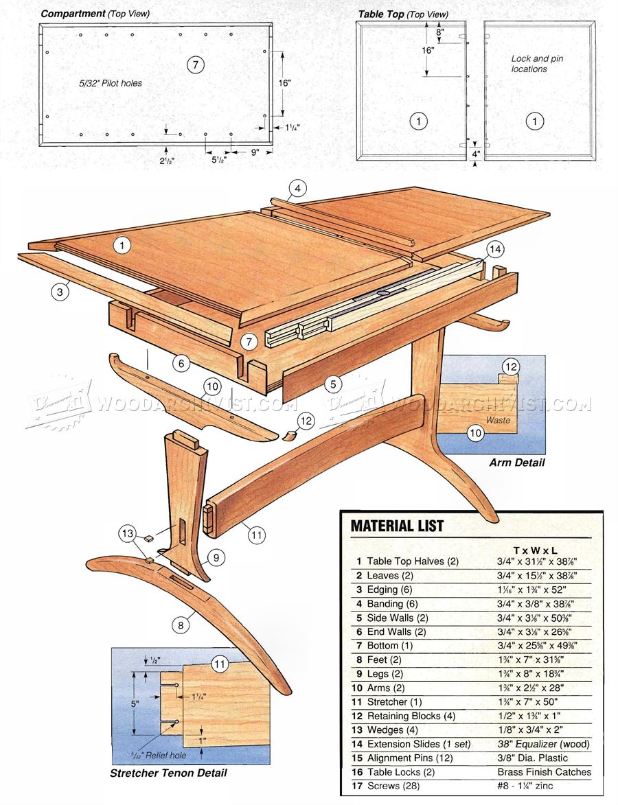 dining-room-table-plans-woodarchivist