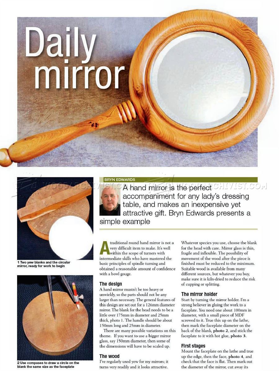 Daily Mirror - Woodturning Projects