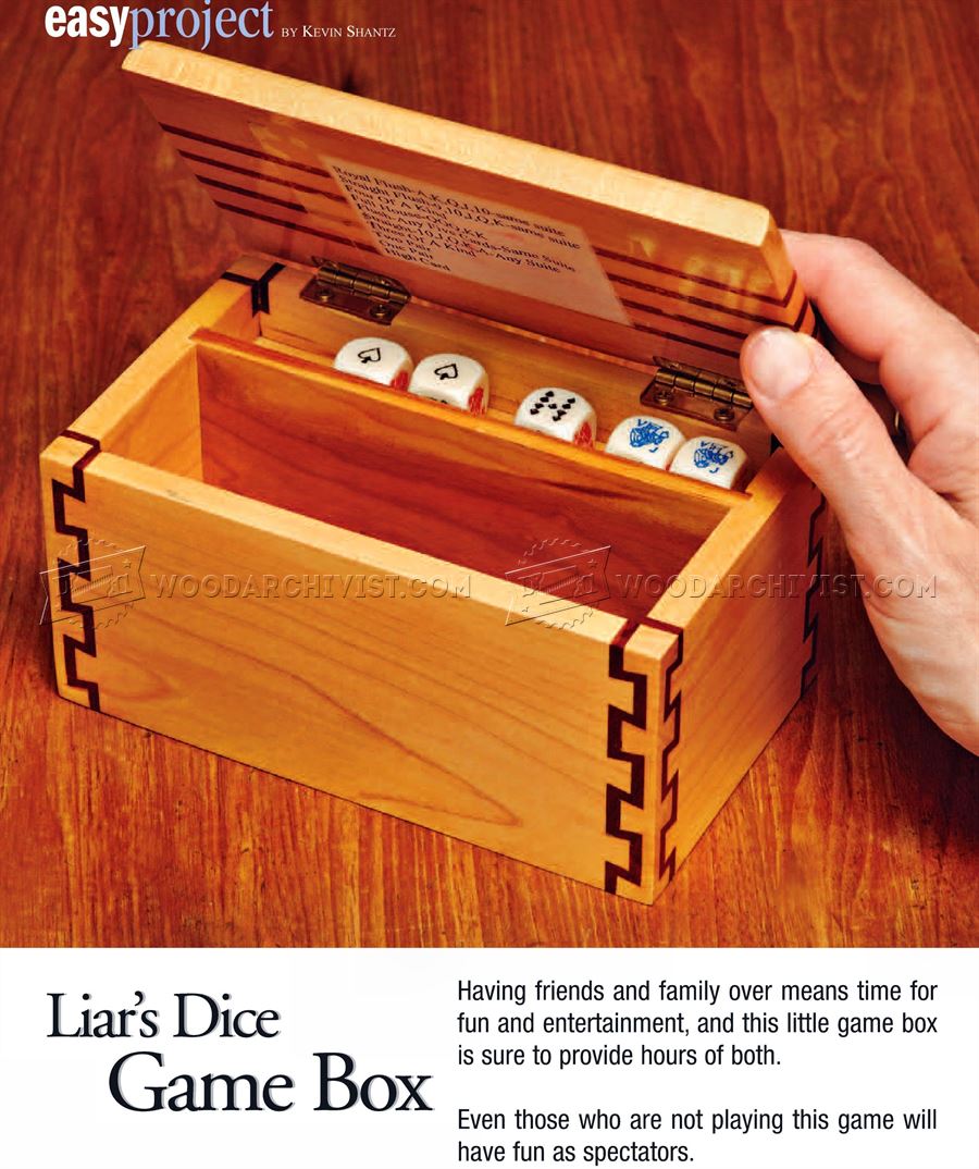 Game Box Plans