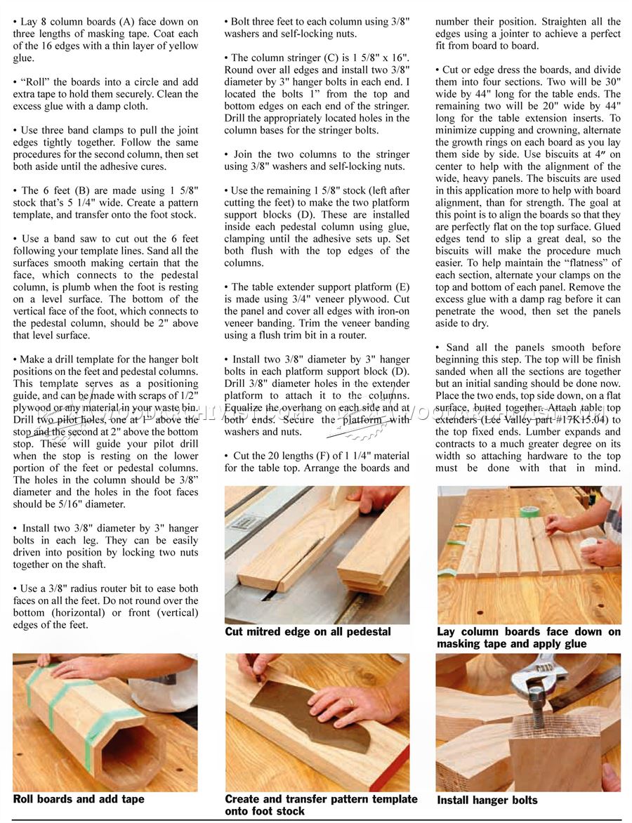 Dining Table Plans