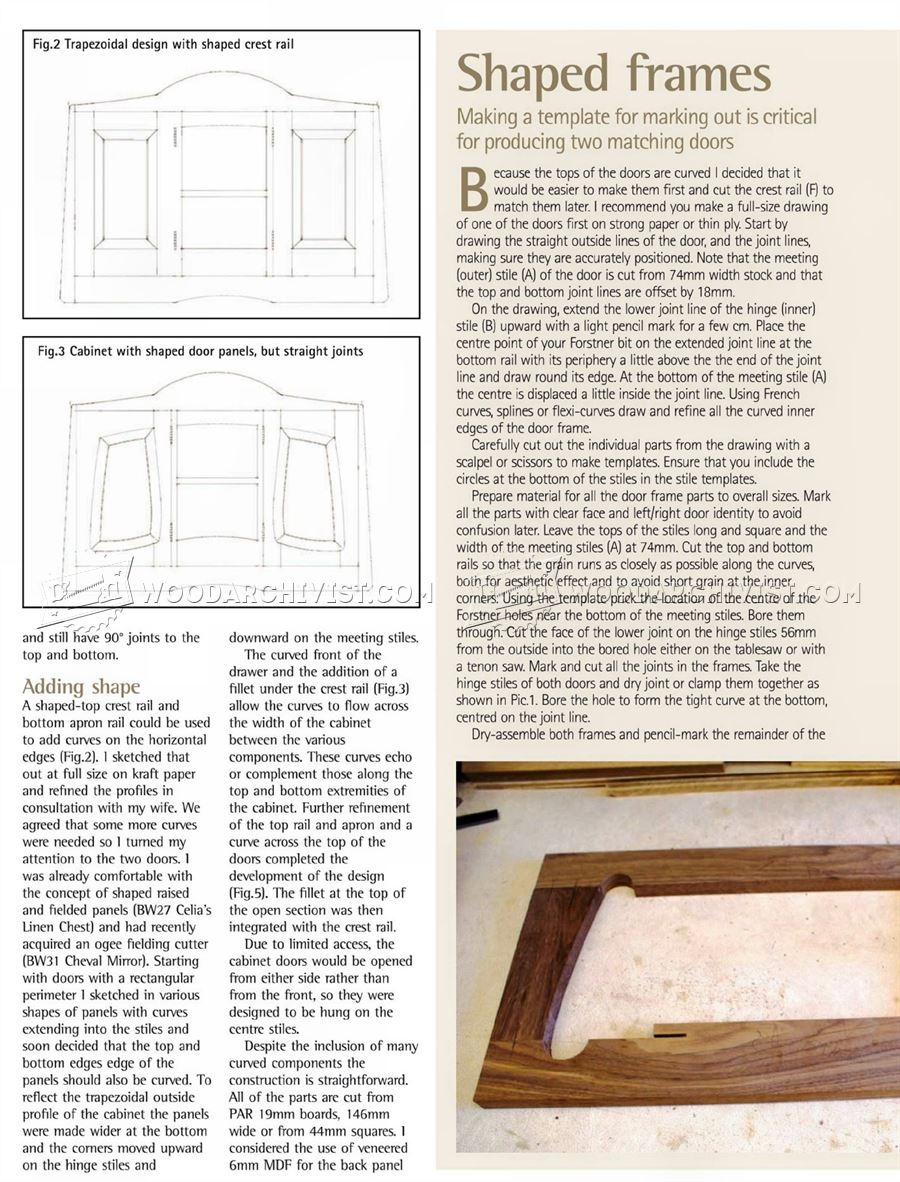 Walnut Wall Cabinet Plans