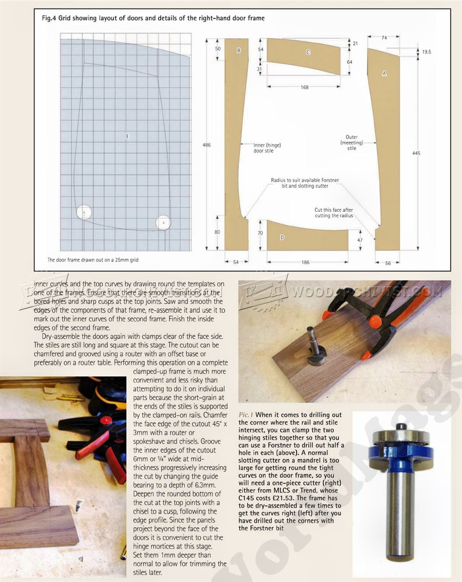 Walnut Wall Cabinet Plans