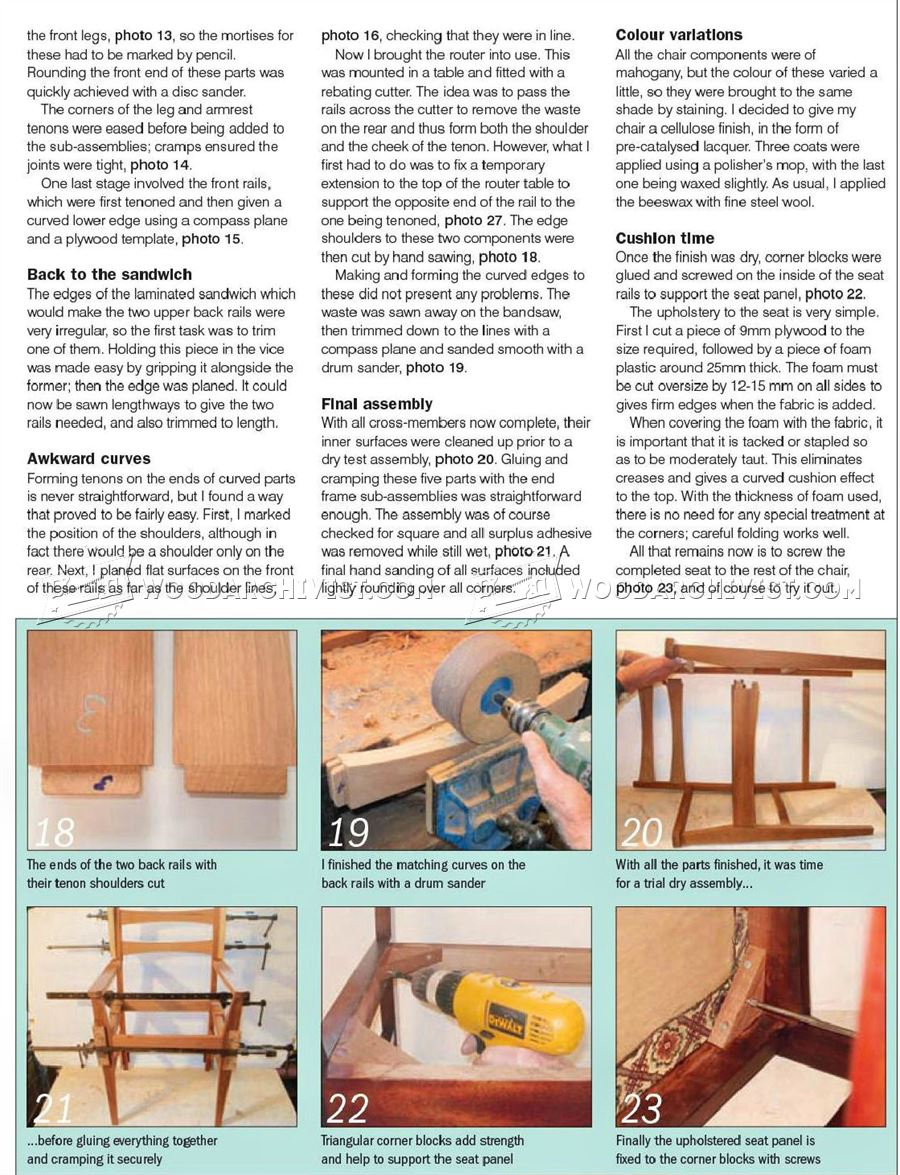Mahogany Carver Chair Plans