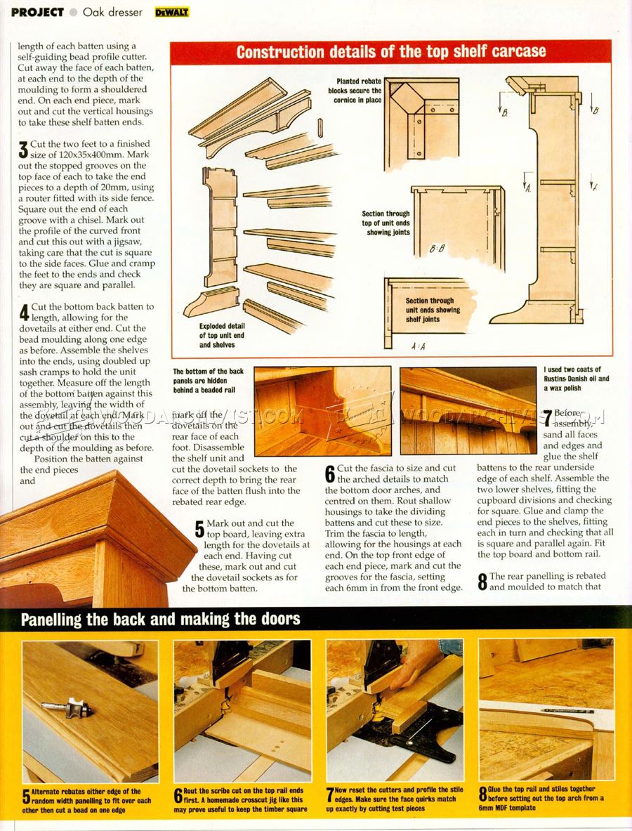 Country Dresser Plans