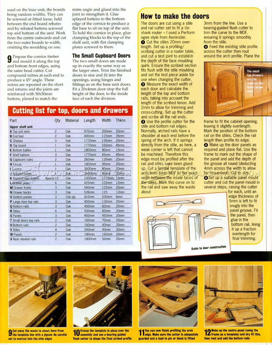 Country Dresser Plans