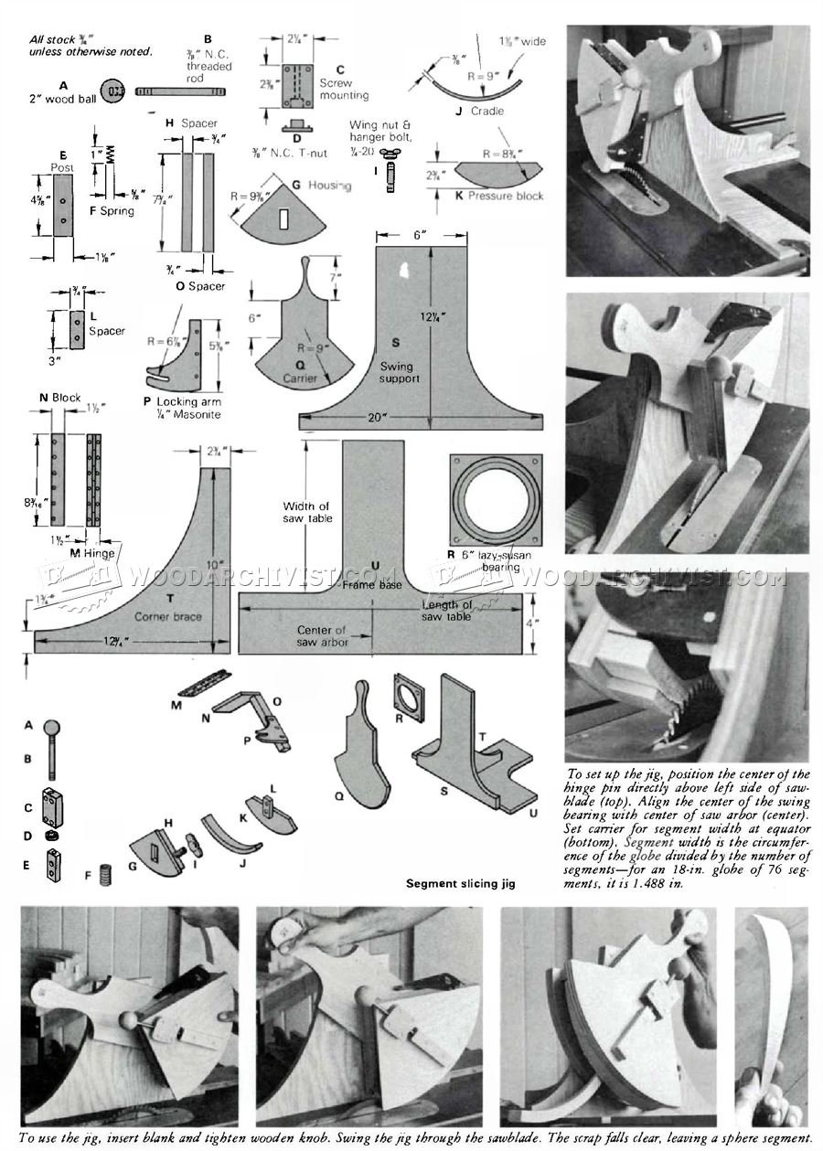 Wooden World Globe Plans