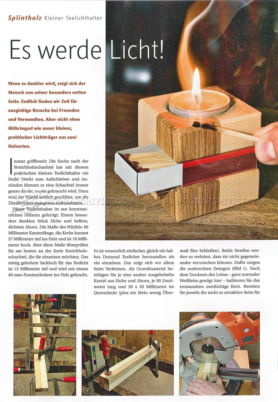 Making Simple Wooden Candlestick