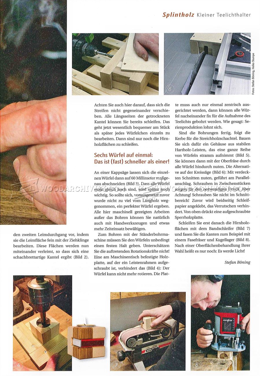 Making Simple Wooden Candlestick