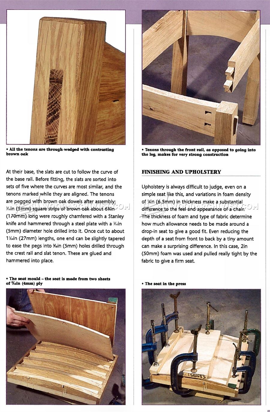 Arts and Crafts Chair Plans