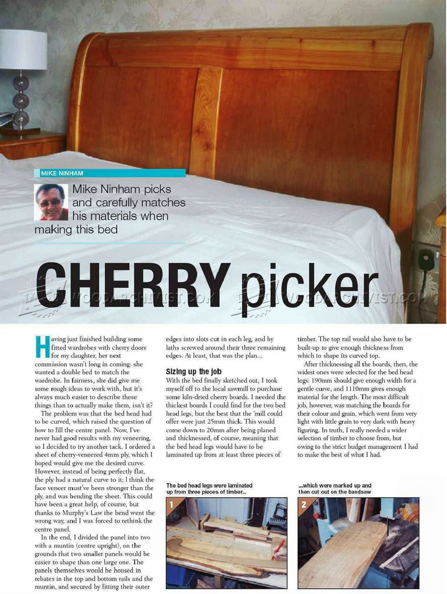 Cherry Bed Plans