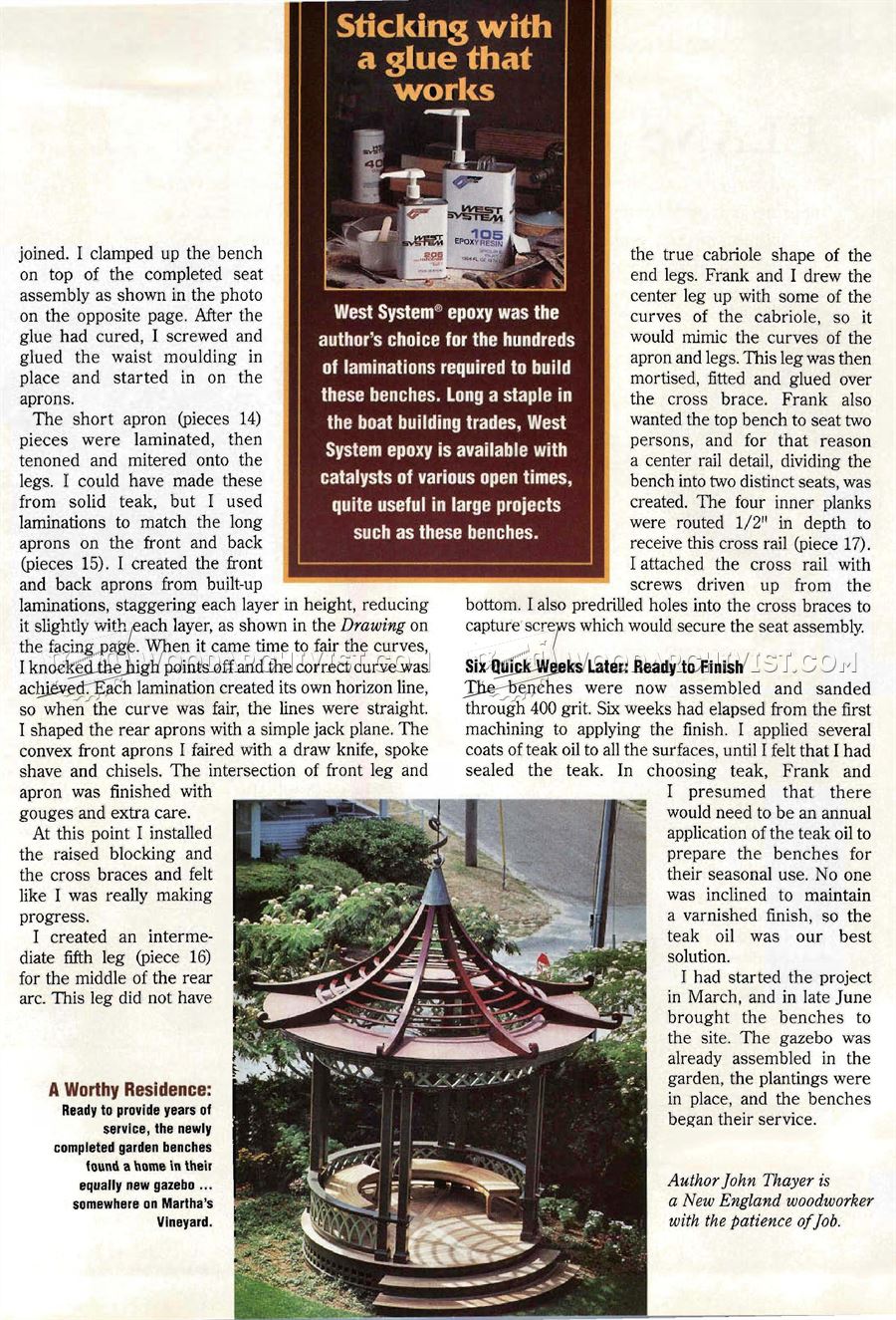 Asian Garden Bench Plans