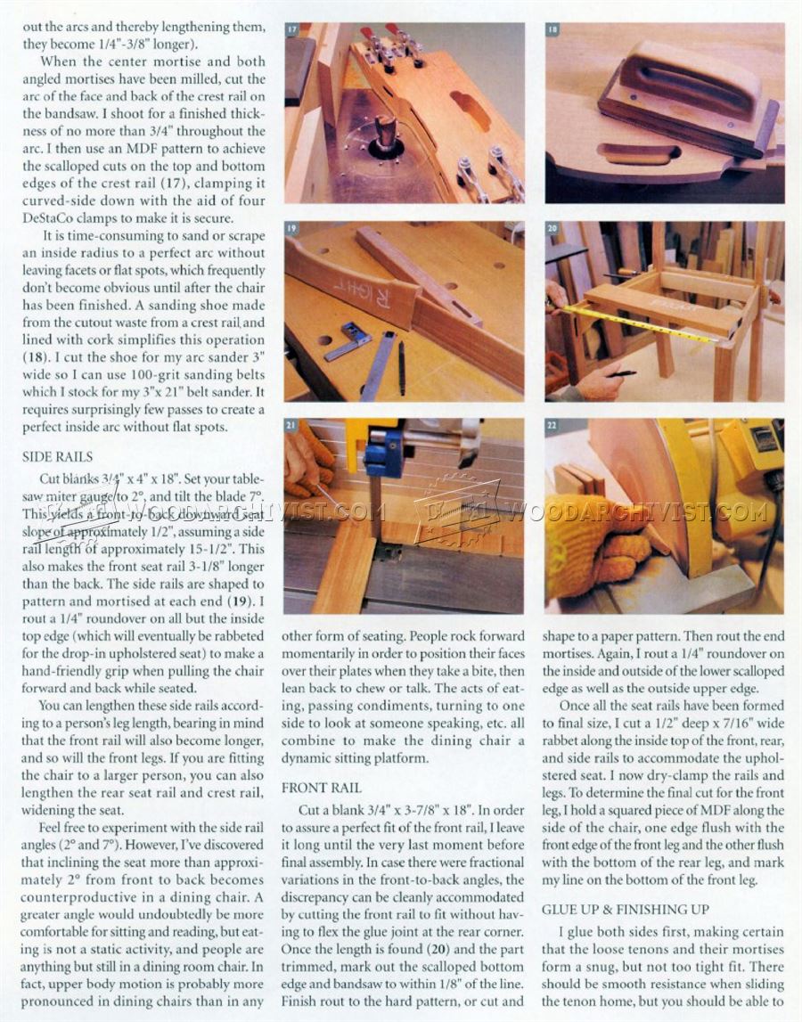 Dining Chair Plans