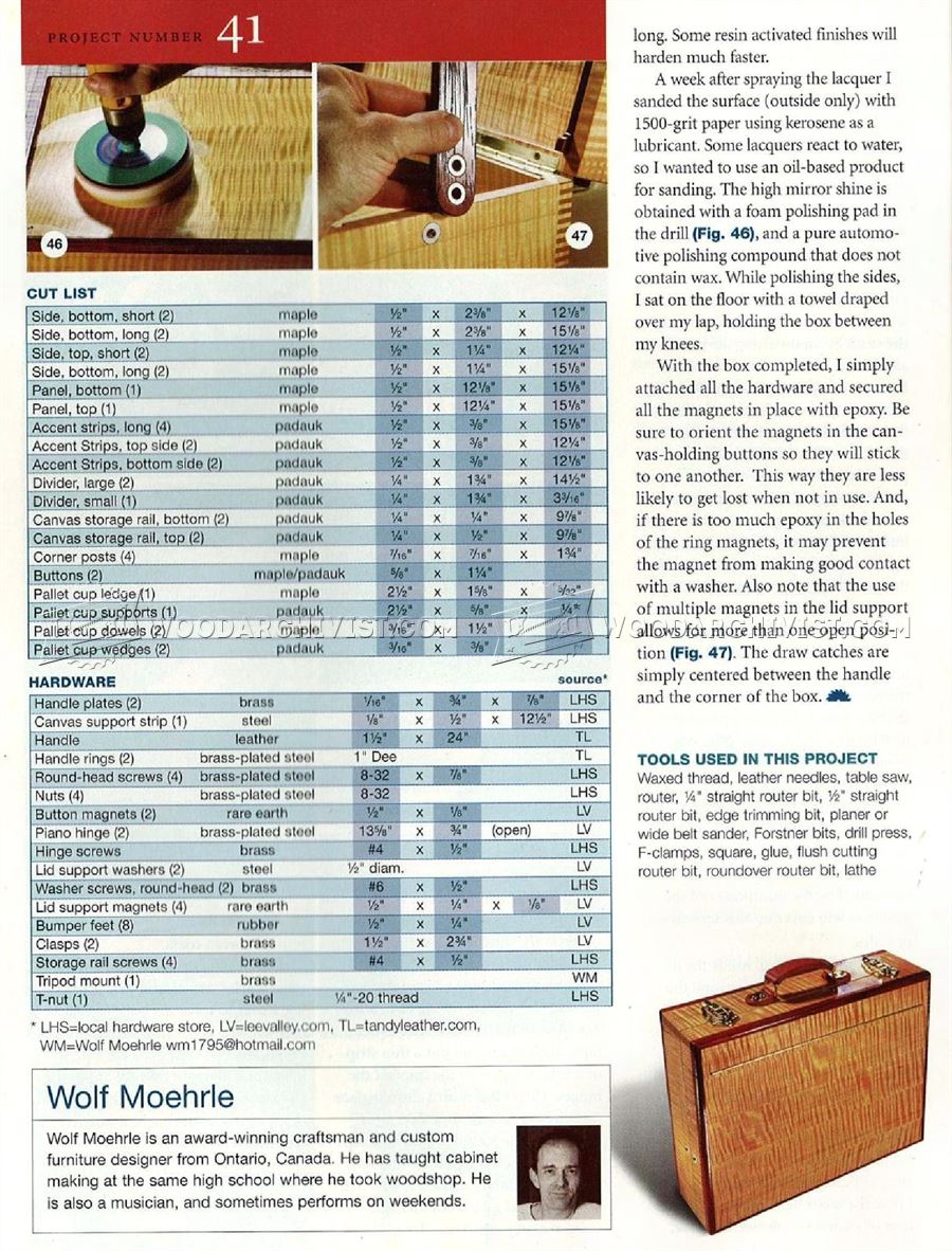 Painting Box Plans