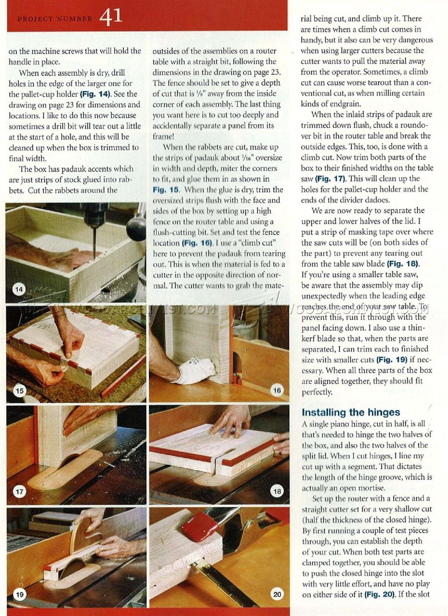 Painting Box Plans