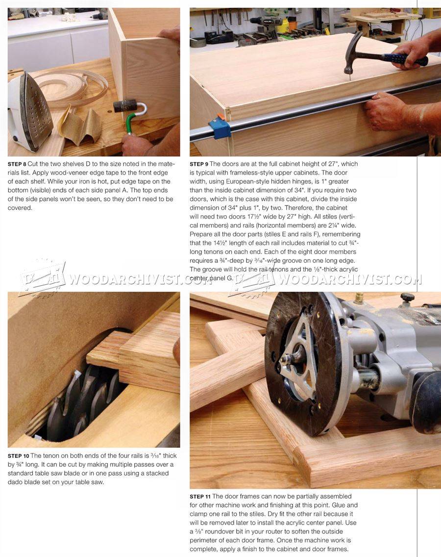 Hand Tool Wall Cabinet Plans