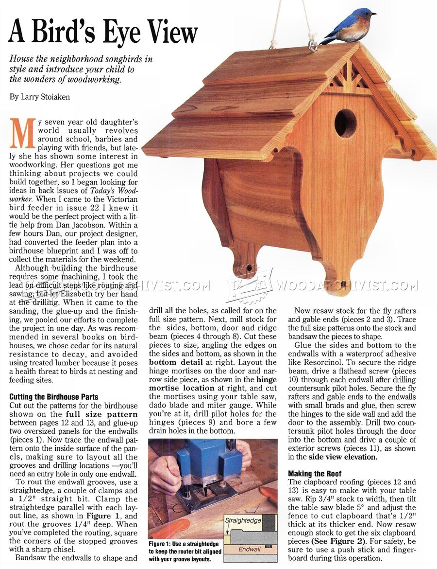 Birdhouse  Plans