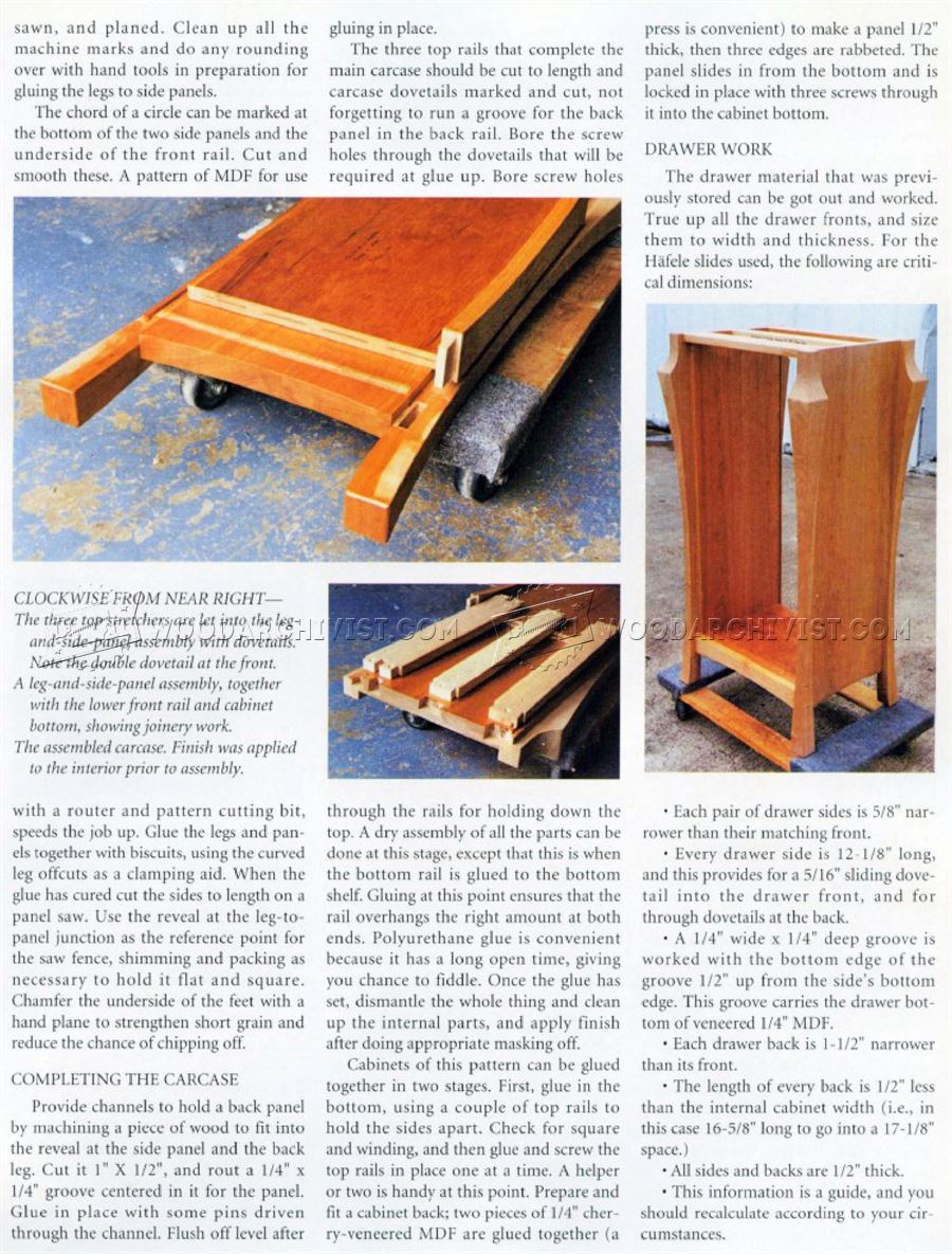 A Graceful Chest of Drawers Plans