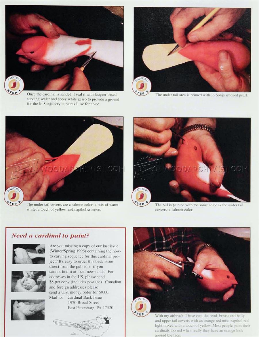 Cardinal Carving – Wood Carving Patterns