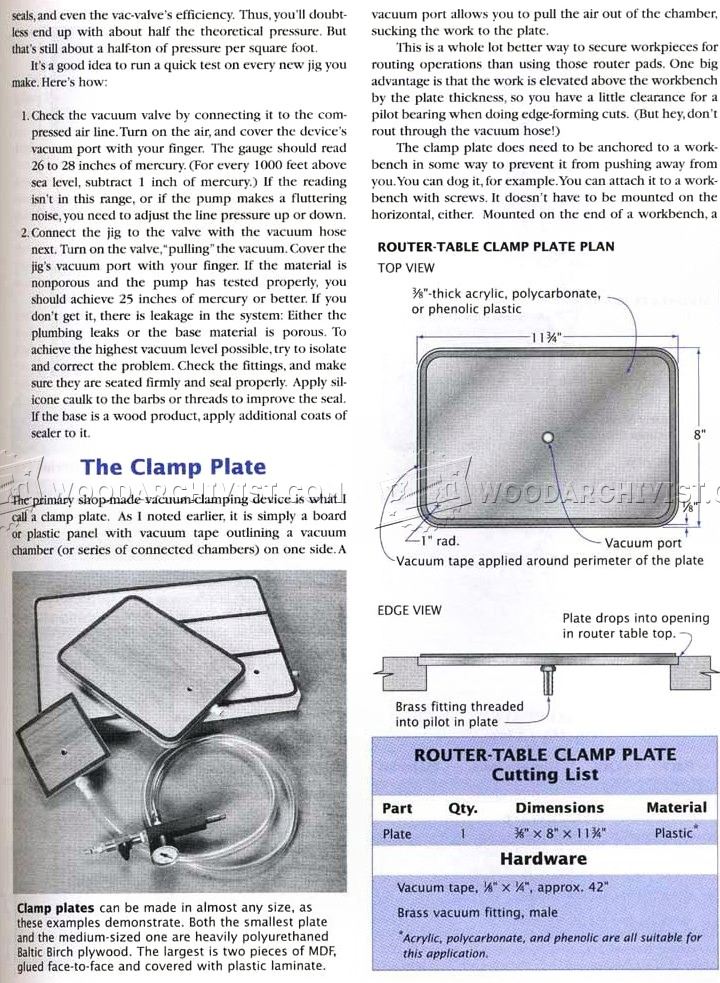Vacuum Clamping
