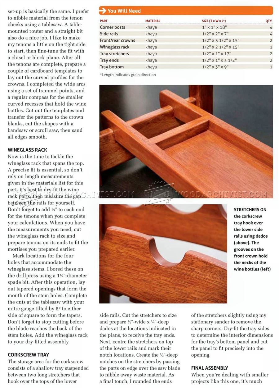 Wine Rack Plans