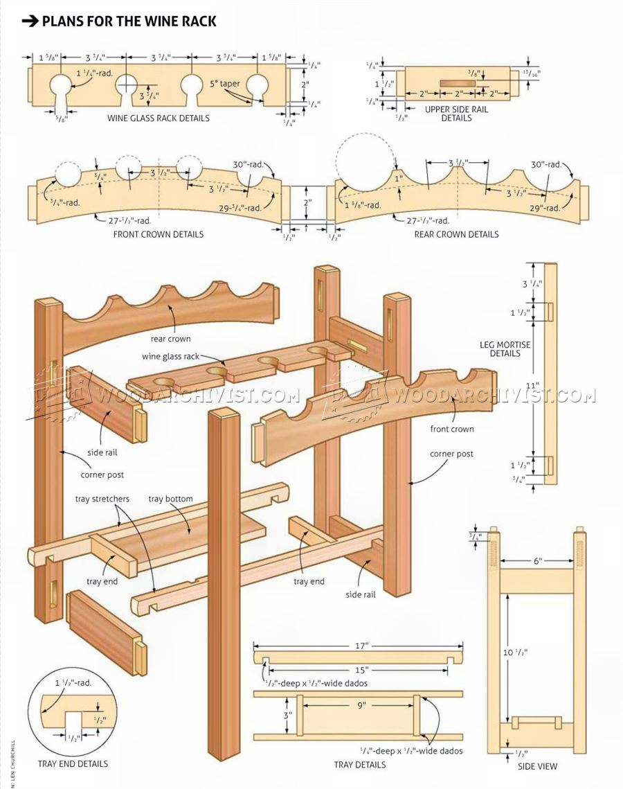 Wine Rack Plans