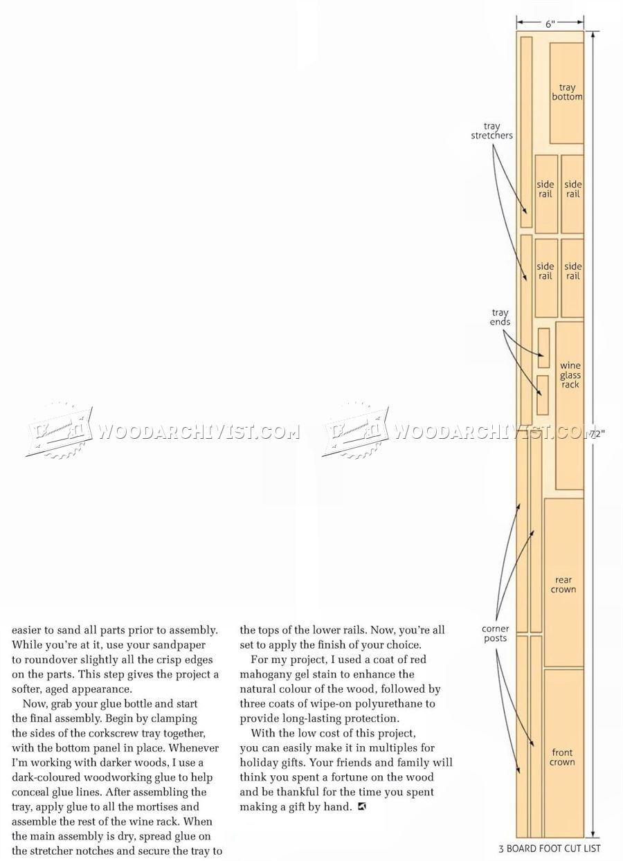 Wine Rack Plans