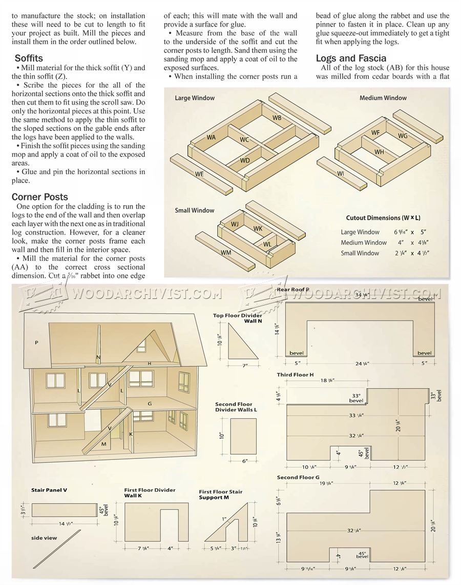 Dollhouse floor hot sale plans