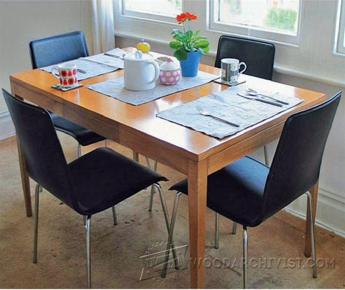 Beech Dining Table Plan • WoodArchivist