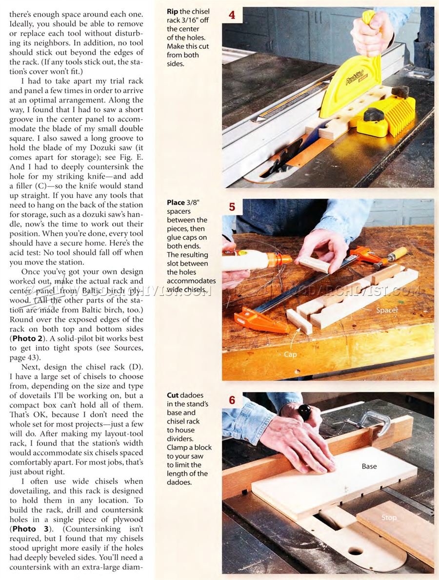 Hand Tool Organizer Plans