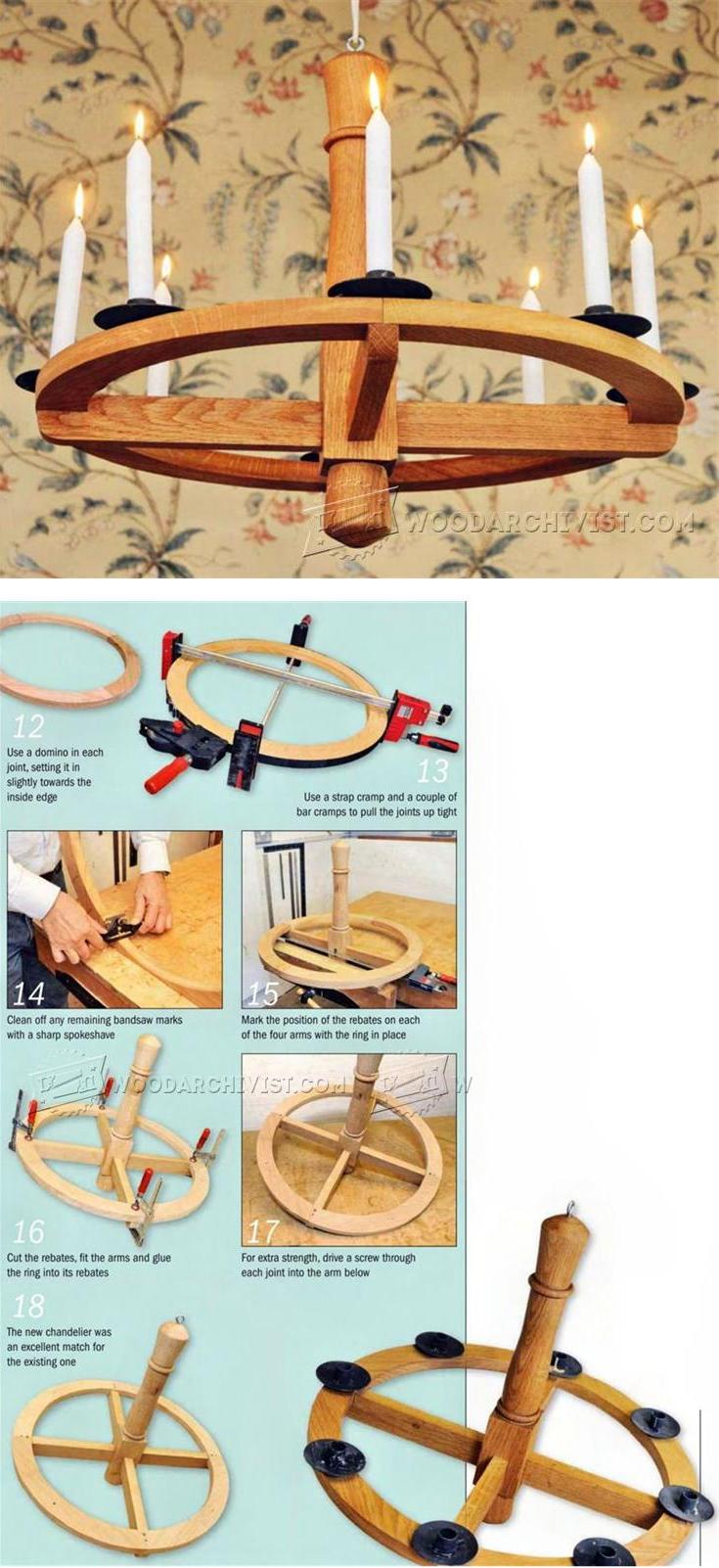 Wooden Chandelier Plans