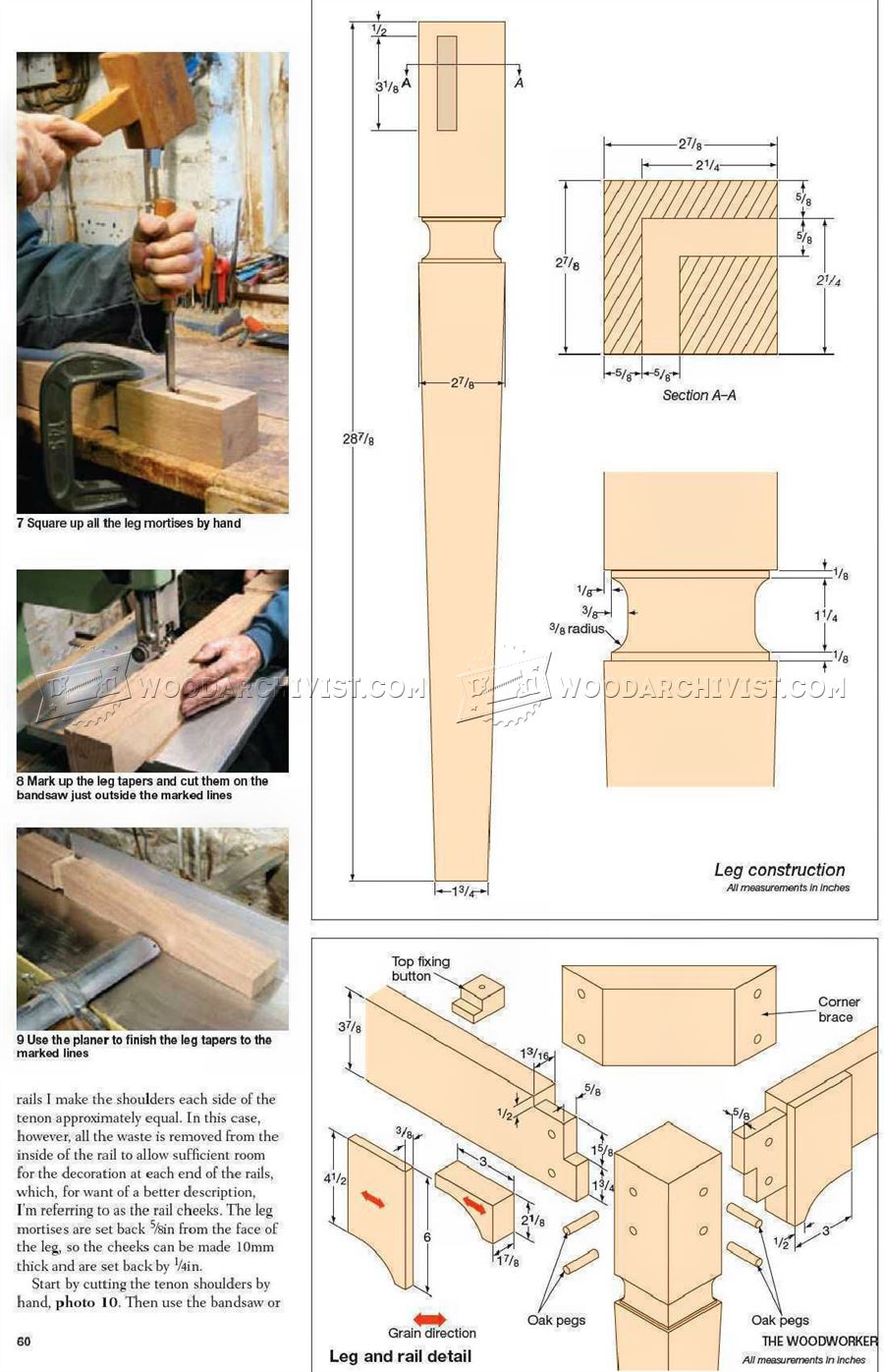 Dining Table Plans