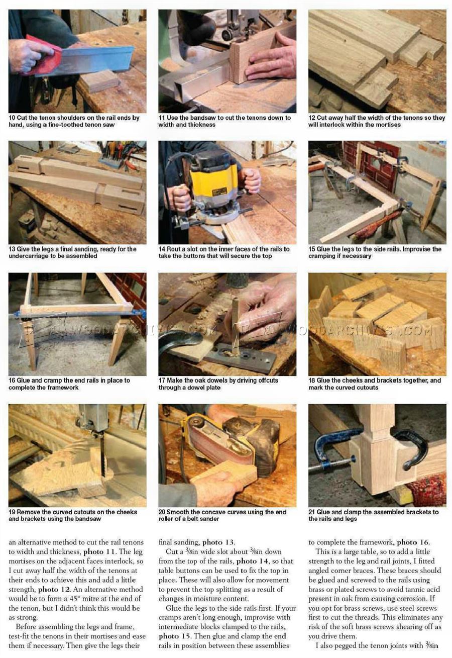 Dining Table Plans