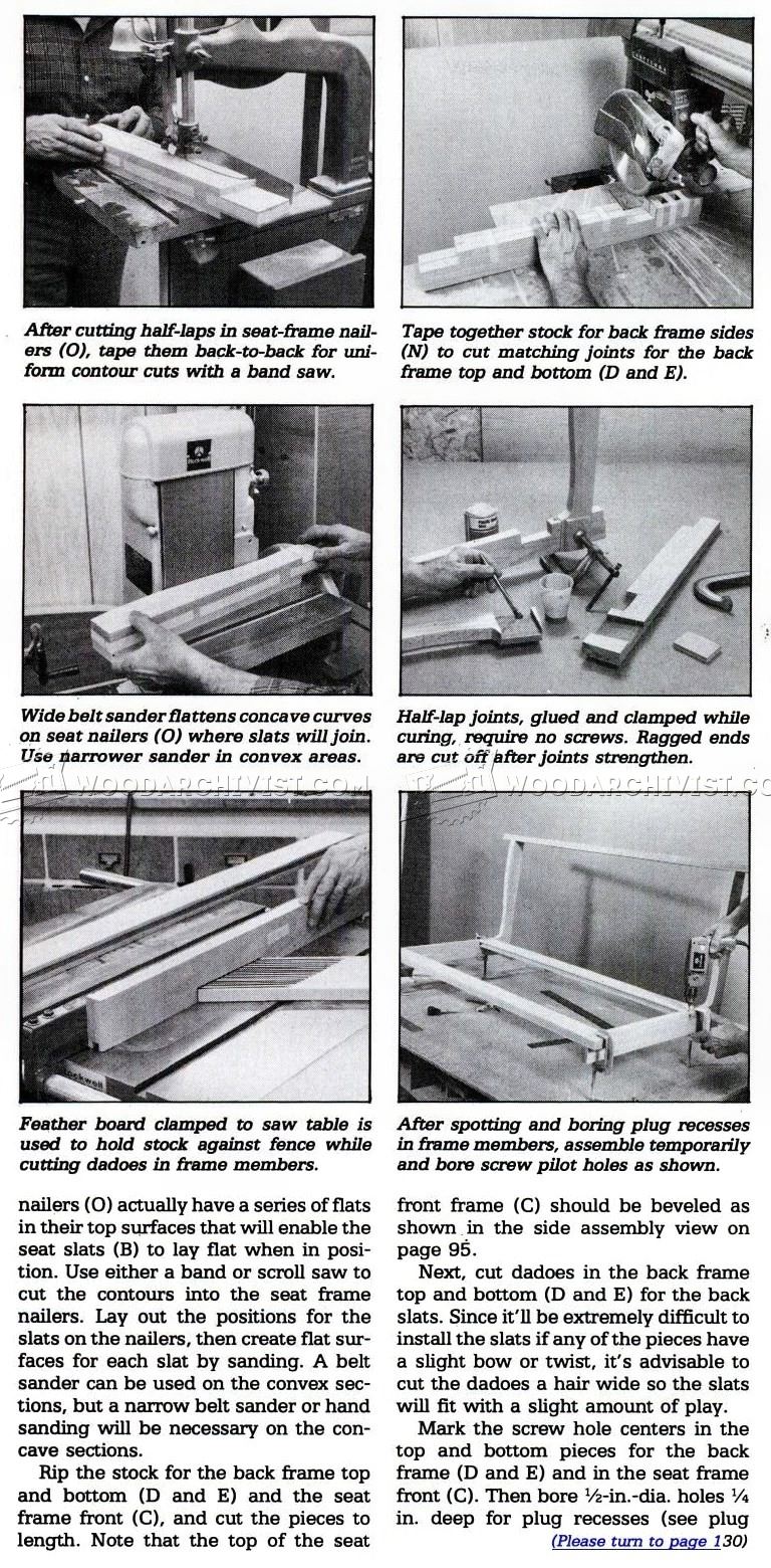 Porch Swing Plans